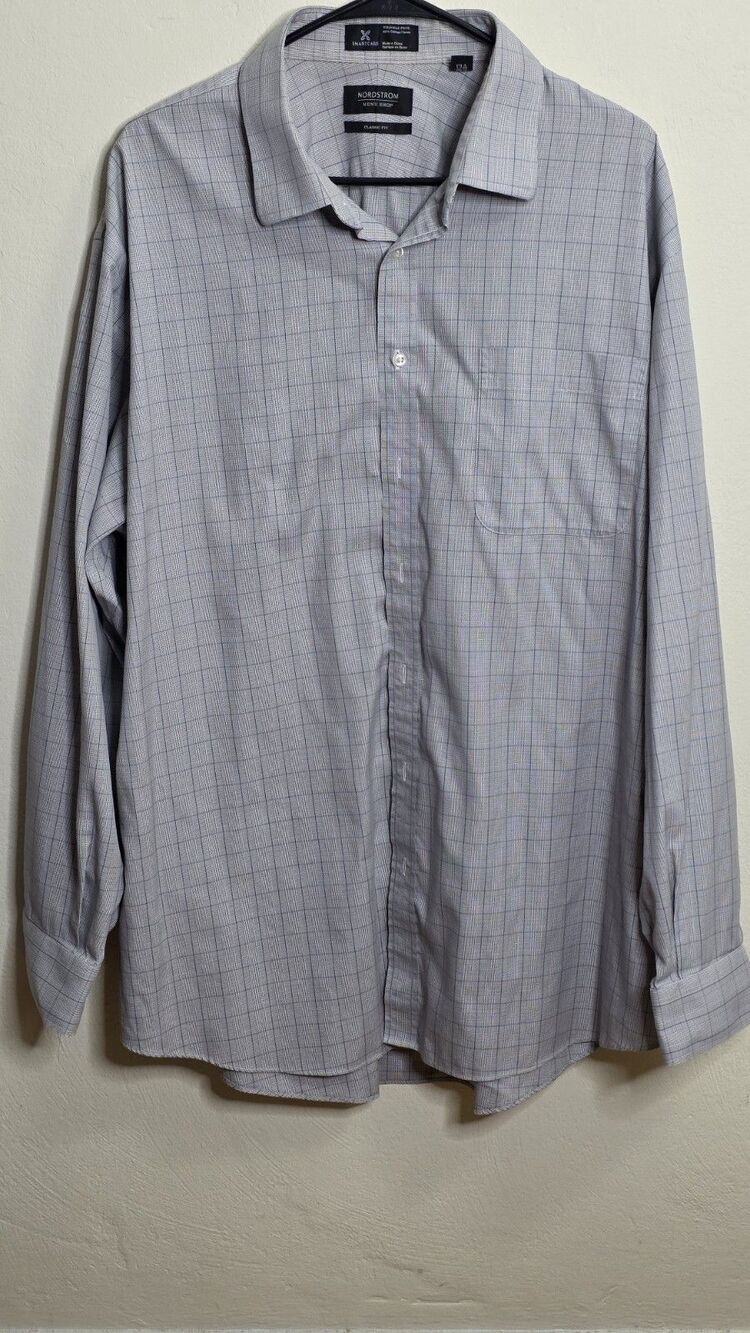 Nordstrom mens dress shirt Pattern 18.5
